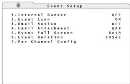 Monacor DMR604 - Alarm configuration - 2