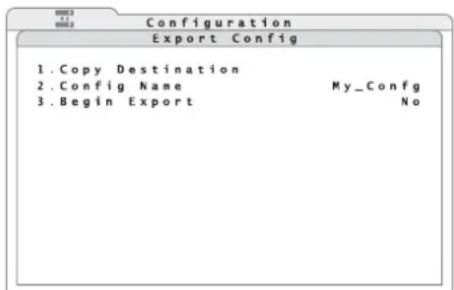 Monacor DMR604 - Mémorisation des réglages - 1