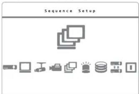 Monacor DMR604 - Configuring the sequence function - 1