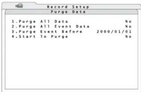 Monacor DMR604 - Deleting recordings - 1