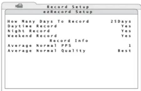 Monacor DMR604 - Configuring "ezRecord" - 1