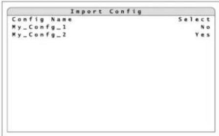Monacor DMR604 - Caricare le impostazioni - 1
