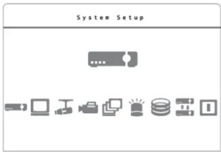 Monacor DMR604 - Modification de la langue du menu - 1