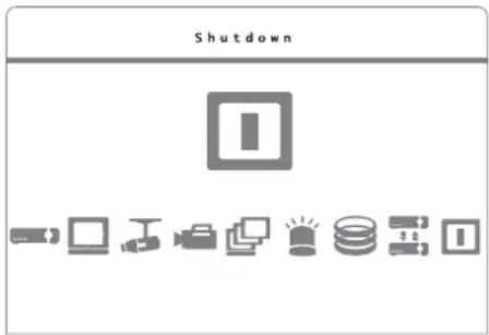 Monacor DMR604 - Arrestare il sistema o riavviarlo - 1