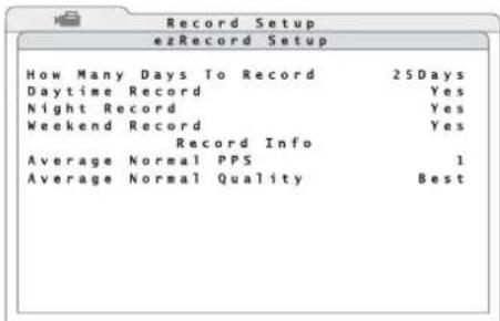 Monacor DMR604 - Configuration "ezRecord" - 1