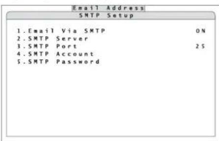 Monacor DMR604 - Configuring notification via e-mail - 1