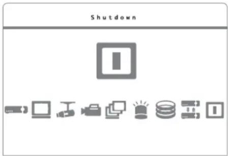 Monacor DMR604 - Quitter ou redémarrer le système - 1