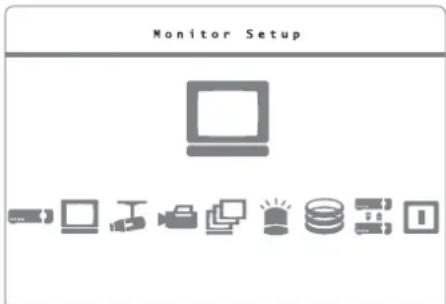 Monacor DMR604 - Impostazioni del monitor - 1