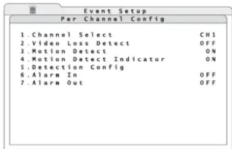 Monacor DMR604 - Configurazione dell'allarme - 3