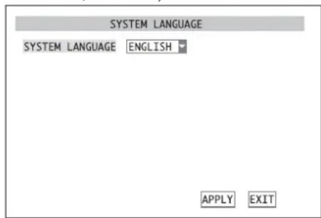 Monacor DMR188 - Modification de la langue de menu - 2