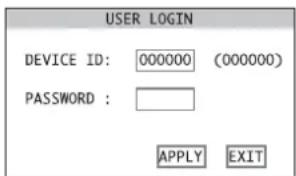 Monacor DMR188 - Activación de la protección por contrasea - 1