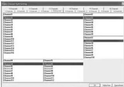 Monacor DMR188 - Fensteraufteilungen festlegen - 1