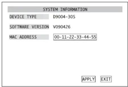 Monacor DMR188 - Indicación de la información del sistema - 1