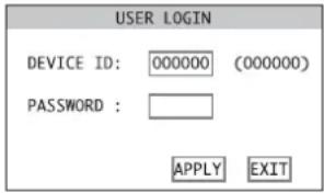 Monacor DMR188 - Activation de la protection par mot de passage - 1