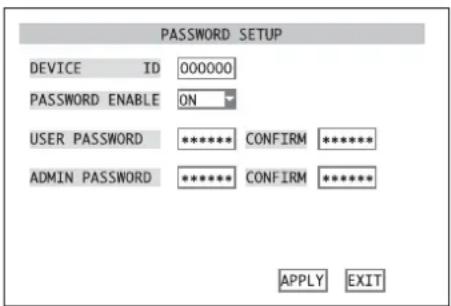Monacor DMR188 - Passwortschutz einrichten - 1