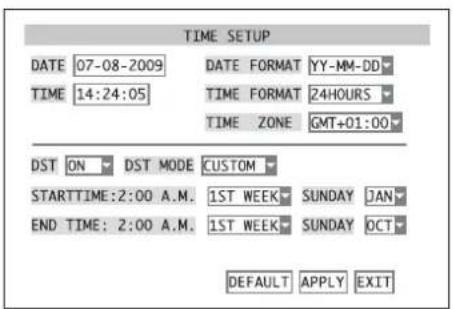 Monacor DMR188 - Date and time - 1