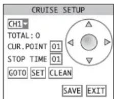 Monacor DMR188 - Configuring the CRUISE function - 1