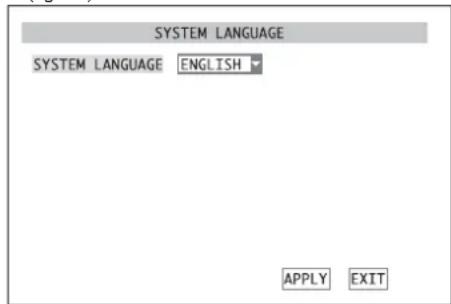 Monacor DMR188 - Cambio del idioma del menu - 2