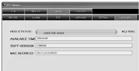 Monacor DMR188 - 14.2.3.6SETUP/HOSTINFO - 1