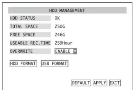 Monacor DMR188 - Einrichten/ Löschen der Festplatte - 2