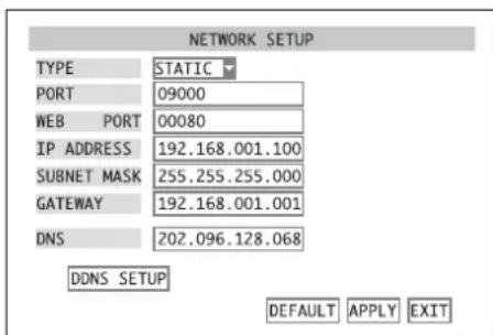 Monacor DMR184 - Istituire una connessione di rete - 1