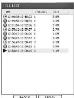 Monacor DMR184 - Visualisation "REPLAY" - 3