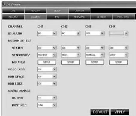 Monacor DMR184 - SETUP/ALARM - 1