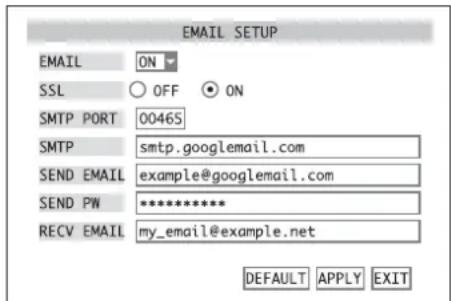 Monacor DMR184 - Notification by e-mail - 1
