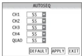 Monacor DMR184 - Impostare la funzione sequenziale - 1