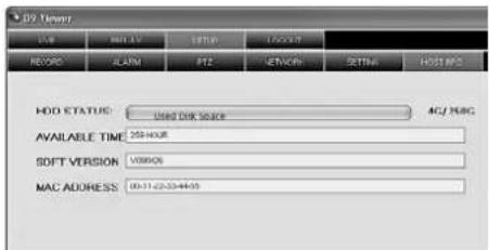 Monacor DMR184 - 14.2.3.6SETUP/HOSTINFO - 1