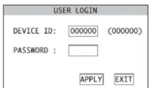 Monacor DMR184 - Attivare la protezione con password - 1