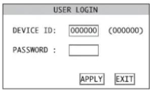Monacor DMR184 - Activation de la protection par mot de passage - 1