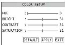 Monacor DMR184 - Correggere le caratteristiche dell'immagine - 1