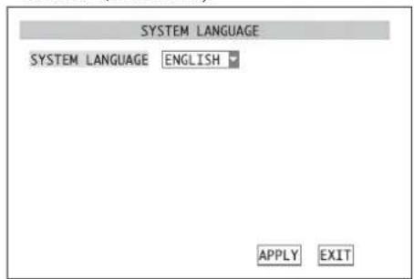 Monacor DMR184 - Modification de la langue de menu - 2