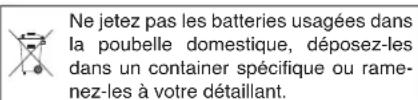 Monacor DMR180 SET - Insertion des batteries dans la télécommande - 1