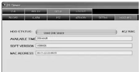 Monacor DMR180 SET - SETUP/HOSTINFO - 1