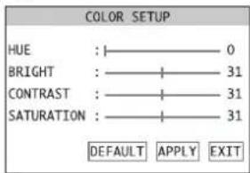 Monacor DMR180 SET - Correcting image properties - 1
