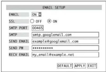Monacor DMR180 SET - Notificación por email - 1
