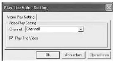 Monacor DMR180 SET - Seleccionar los canales de cámara - 1
