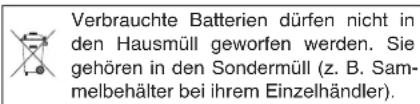 Monacor DMR180 SET - Batterien in die Fernbedienung einsetzen - 1