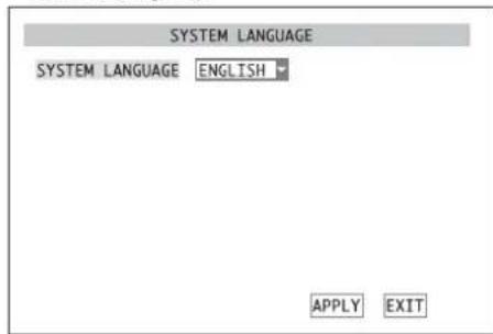 Monacor DMR180 SET - Cambiare la lingua del menù - 2