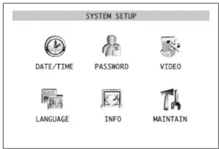 Monacor DMR180 SET - Cambio del idioma del menú - 1