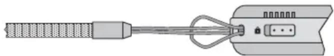 Monacor DMR250SET - Dragonne - 1