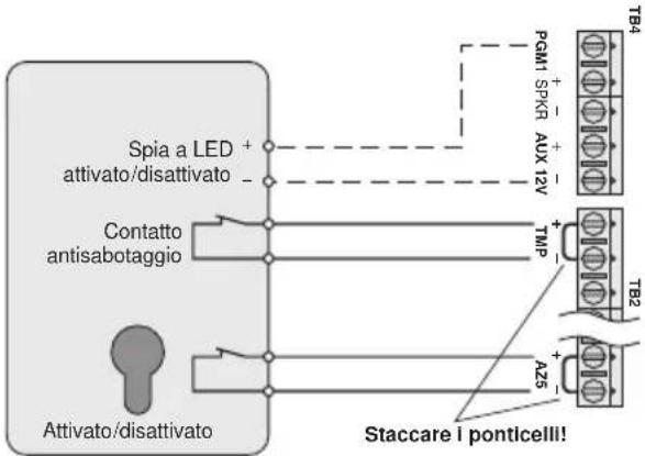 Monacor DA8000 - Interruttore a chiave o serratura con codice - 1