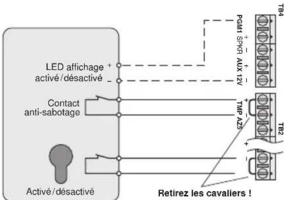 Monacor DA8000 - Interrupteur à clé ou serrure à code - 1