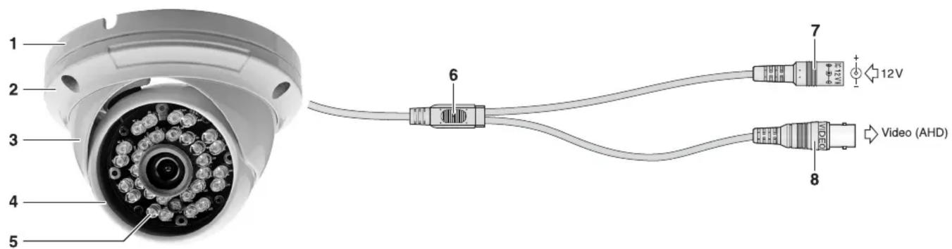 Monacor AHCAM310DF - Caractéristiques techniques - 1