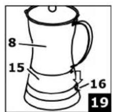 BEEM Lattespresso M300F - Préparation d'un espresso et moka - 9