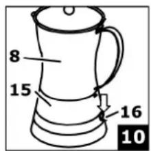 BEEM Lattespresso M300F - Bereiding van koffie verkeerd - 10
