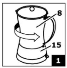 BEEM Lattespresso M300F - Préparation du café latte - 1