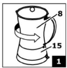 BEEM Lattespresso M300F - Bereiding van koffie verkeerd - 1